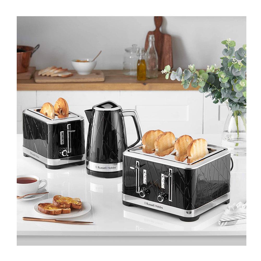 Russell Hobbs Structure Electric Kettle 3000 W 1.7 Litre - Black