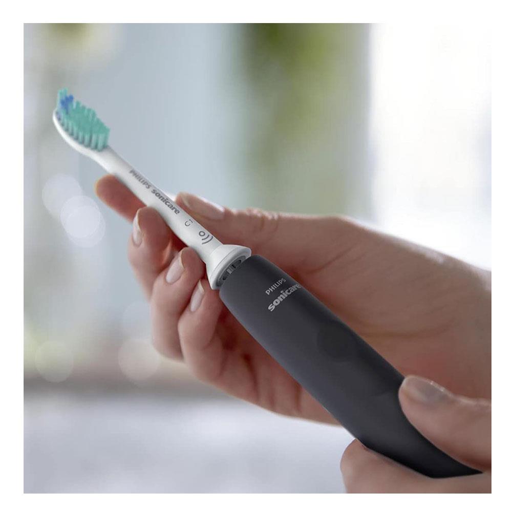 Philips Sonicare 3100 Series Sonic Electric Toothbrush Quad Pacer And Smart Timer - Black Secondary image