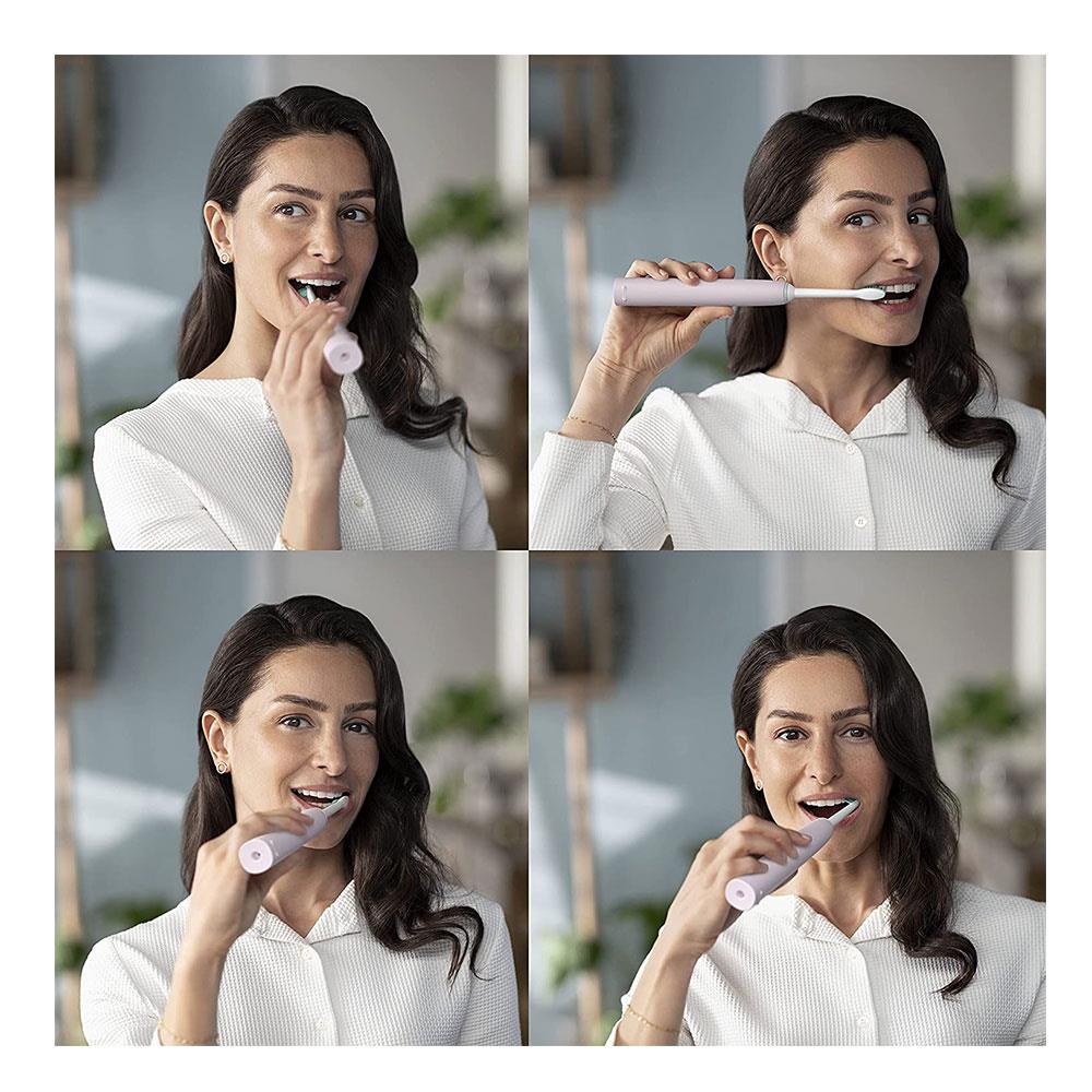 Philips Sonicare 3100 Series Sonic Electric Toothbrush Quad Pacer And Smart Timer - Sugar Rose