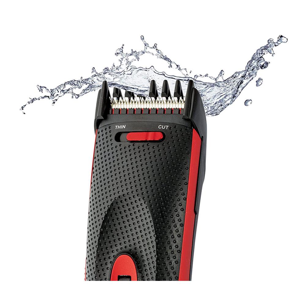 Remington The Works Hair Clipper And Grooming Kit - Red/Black