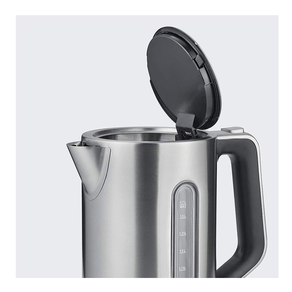 Severin Electric Kettle Brushed Stainless Steel 2400 W  1.7 Litre - Silver