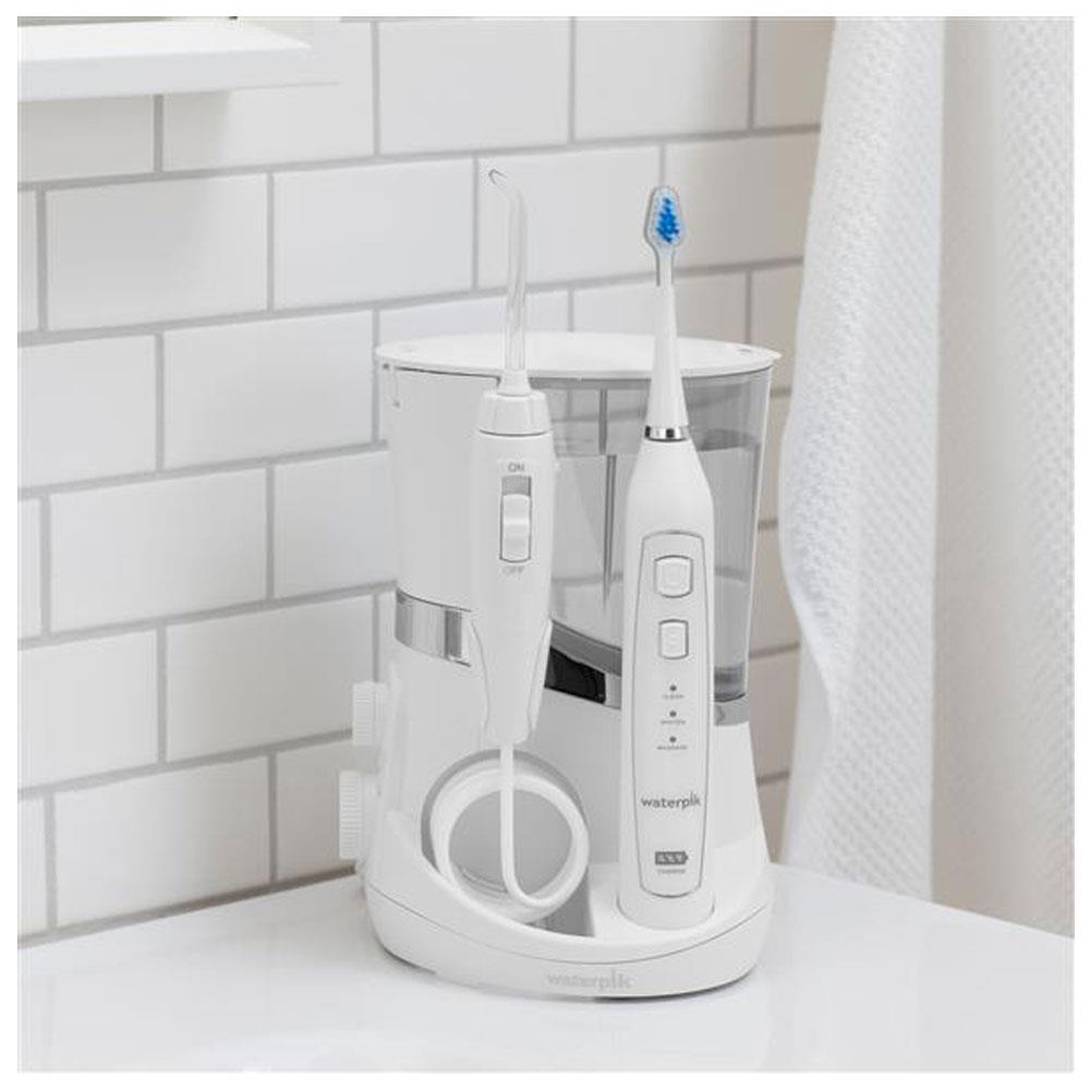 Waterpik Complete Care 5.0 Electric Toothbrush And Water Flosser Set - Blue And White
