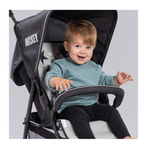 Hauck Disney Sport Mickey Stars Pushchair With XL Shopping Basket - Black/Grey