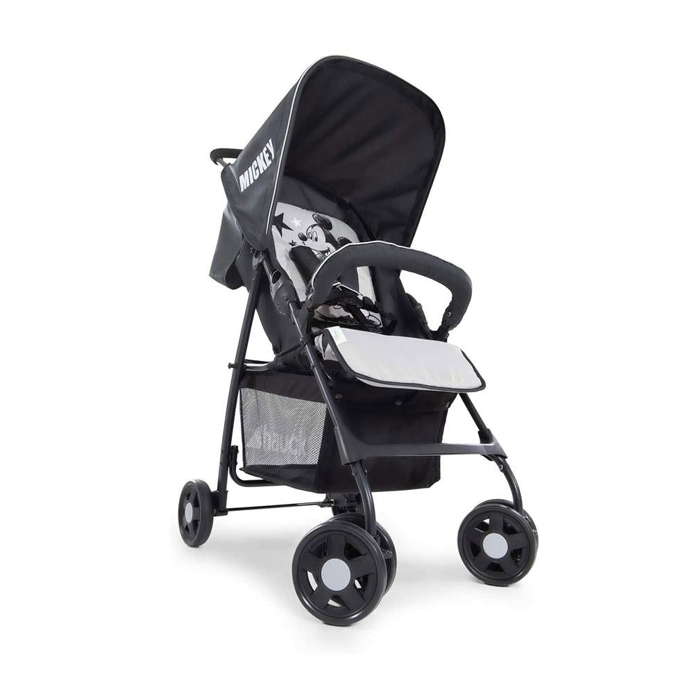 Hauck Disney Sport Mickey Stars Pushchair With XL Shopping Basket - Black/Grey