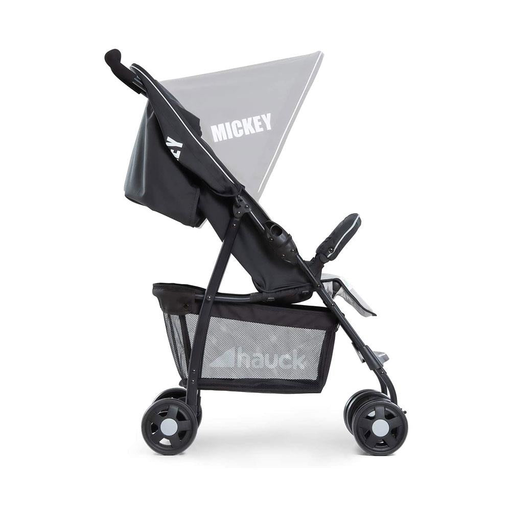 Hauck Disney Sport Mickey Stars Pushchair With XL Shopping Basket - Black/Grey