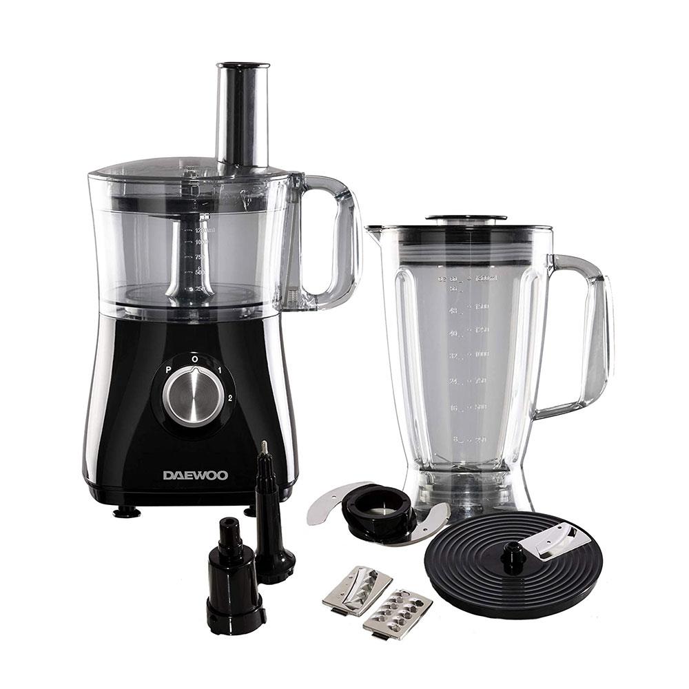 Daewoo Food Processor With 2 Litre Bowl And 1.8 Litre Blender Jug 750 W - Black Main image