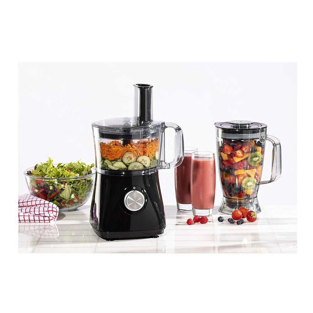 Daewoo Food Processor With 2 Litre Bowl And 1.8 Litre Blender Jug 750 W - Black