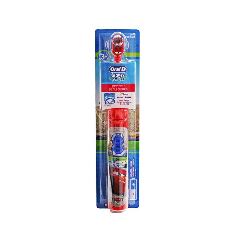 Oral-B Stages Power Kids Battery Toothbrush With Disney Magic Timer Free App - Disney Cars Main image