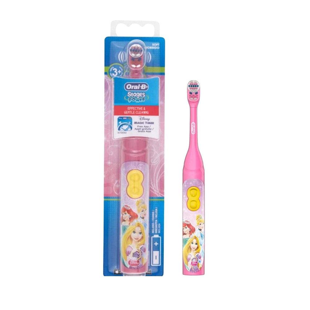 Oral-B Stages Power Kids Battery Toothbrush With Disney Magic Timer Free App - Disney Princess