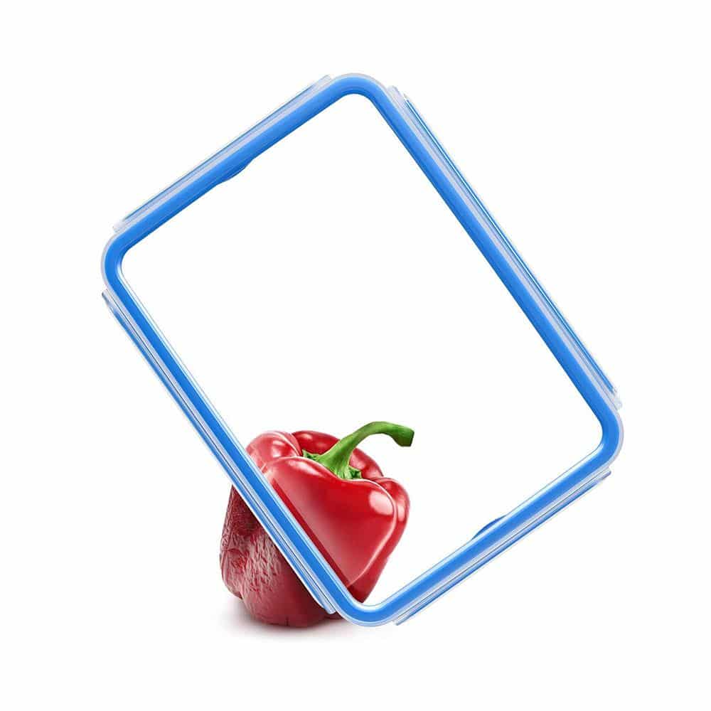 Tefal MasterSeal Fresh Food Storage Container Rectangle 1.6 Litre - Transparent/Blue