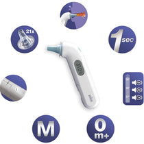 Braun ThermoScan 3 Infrared Ear Thermometer - White