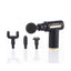 Daewoo Mini Massage Gun With 4 Massage Heads LED Rechargeable 1500mAh - Black