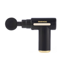 Daewoo Mini Massage Gun With 4 Massage Heads LED Rechargeable 1500mAh - Black