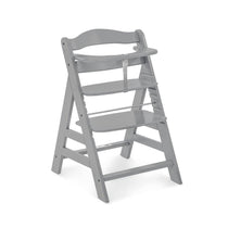 Hauck Alpha+ Wooden Highchair With 2 Harness Systems - Grey