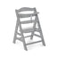 Hauck Alpha+ Wooden Highchair With 2 Harness Systems - Grey