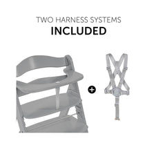 Hauck Alpha+ Wooden Highchair With 2 Harness Systems - Grey
