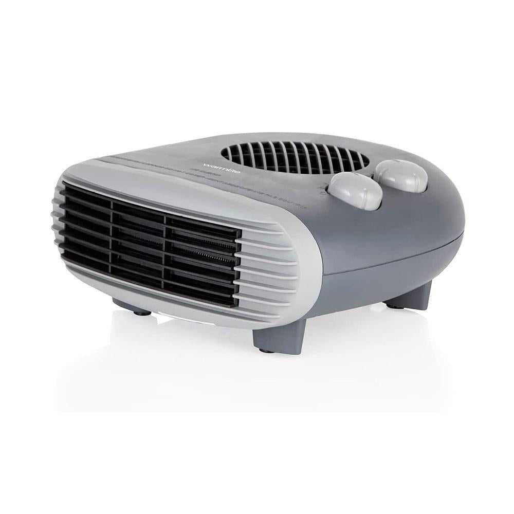 Warmlite 2000W Flat Fan Heater 2 Heat Settings 1000W/2000W - Dark Titanium Main image
