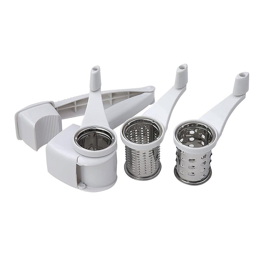 Dexam Plastic Rotary Cheese Grater - White