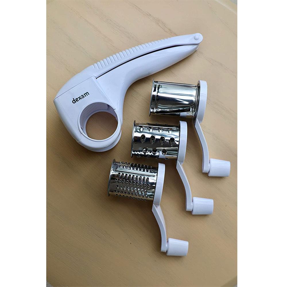 Dexam Plastic Rotary Cheese Grater - White Secondary image