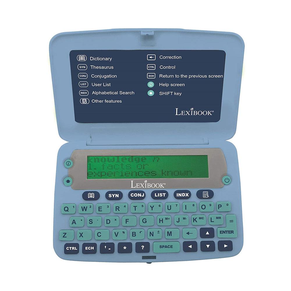 Lexibook The English Dictionary With Definitions Thesaurus Grammar Phonetic Spellchecker - Blue/Grey Main image