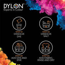 Dylon Hand Fabric Dye Sachet For Clothes And Soft Furnishings 50g - Passion Pink