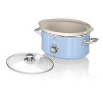 Swan Retro Slow Cooker Stainless Steel 200 W 3.5 Litre - Blue