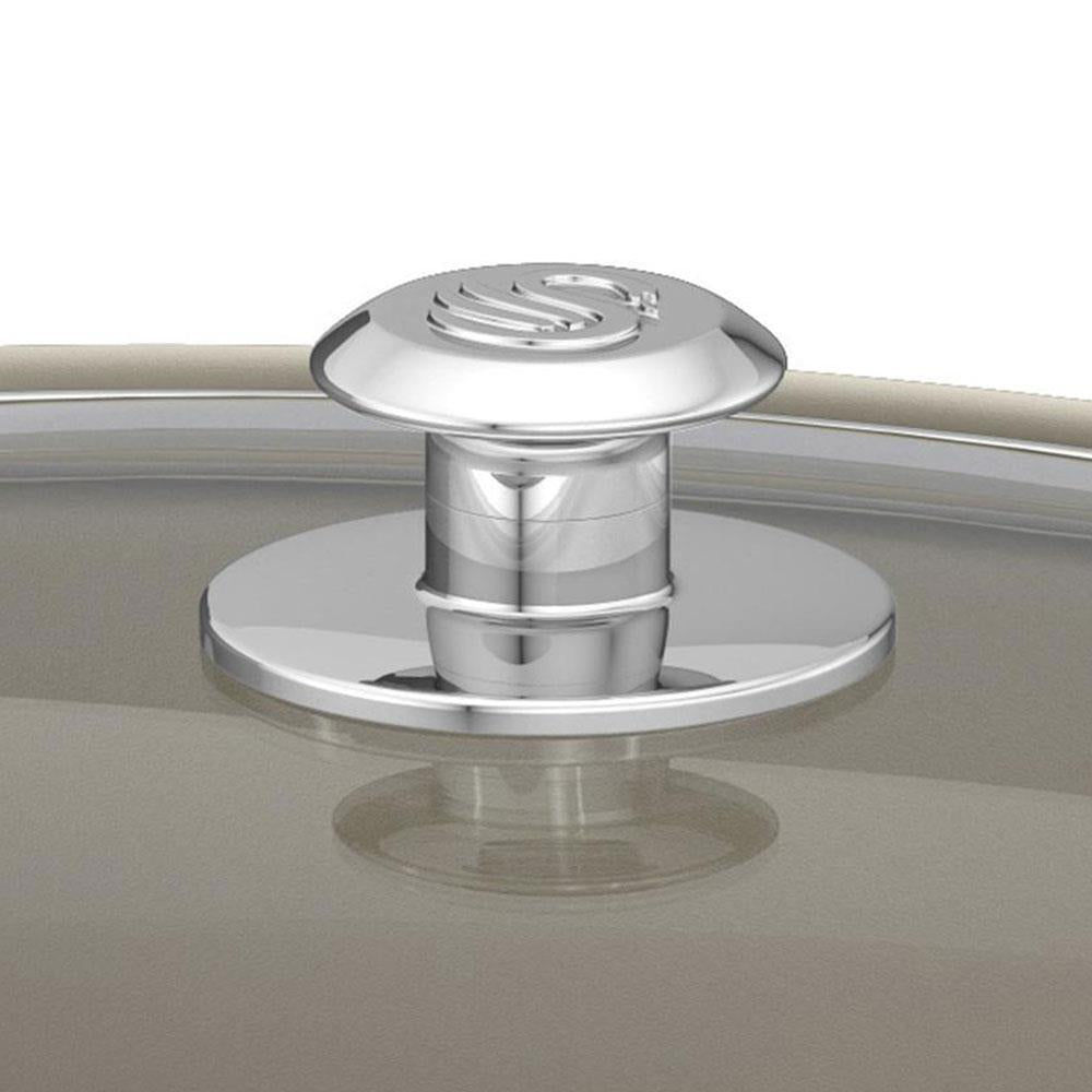 Swan Retro Slow Cooker With 3 Temperature Settings 320 W 6.5 Litre - Grey