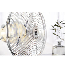 Swan Retro 12 Inch Desk Fan With 3 Speed Settings 35 W - Cream