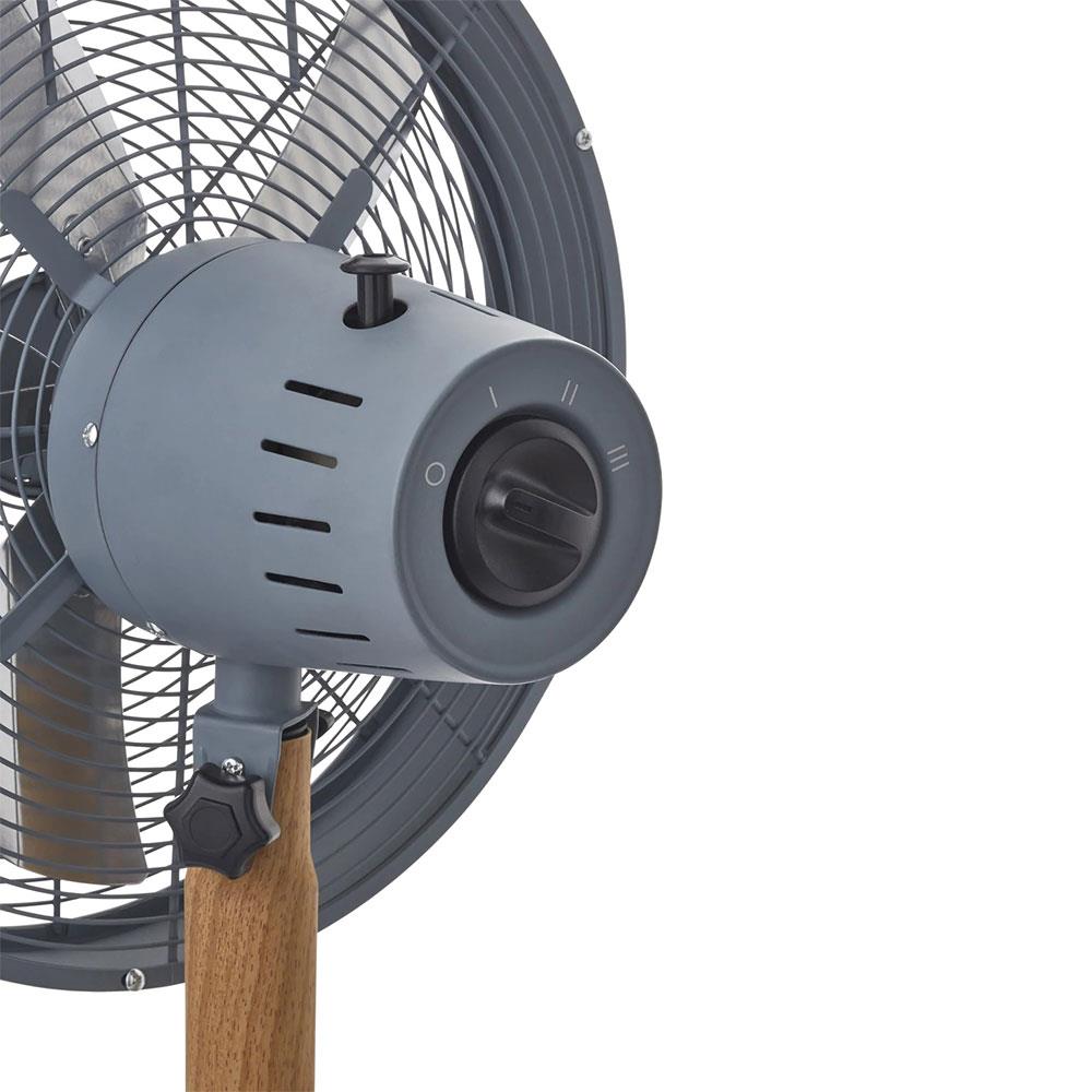Swan 12 Inch Nordic Desk Fan With 4 Cooling Levels 35 W - Slate Grey