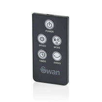 Swan Silence 16 Inch Stand Fan With Remote Controlled 60 W - Black