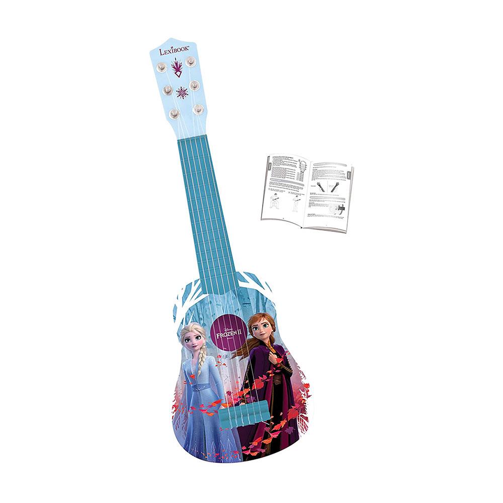 Lexibook Disney Frozen 2 My First Guitar Elsa Anna And Olaf With 6 Nylon Strings - Purple Secondary image