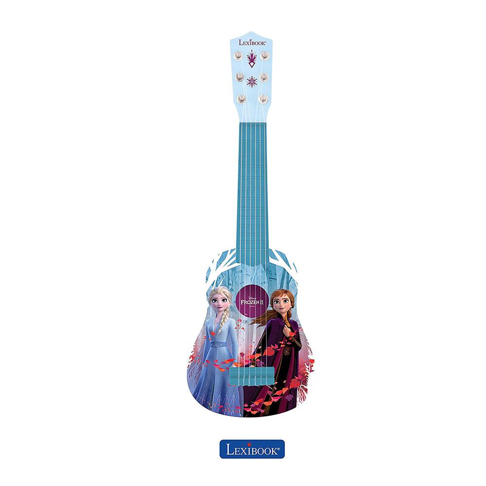 Lexibook Disney Frozen 2 My First Guitar Elsa Anna And Olaf With 6 Nylon Strings - Purple