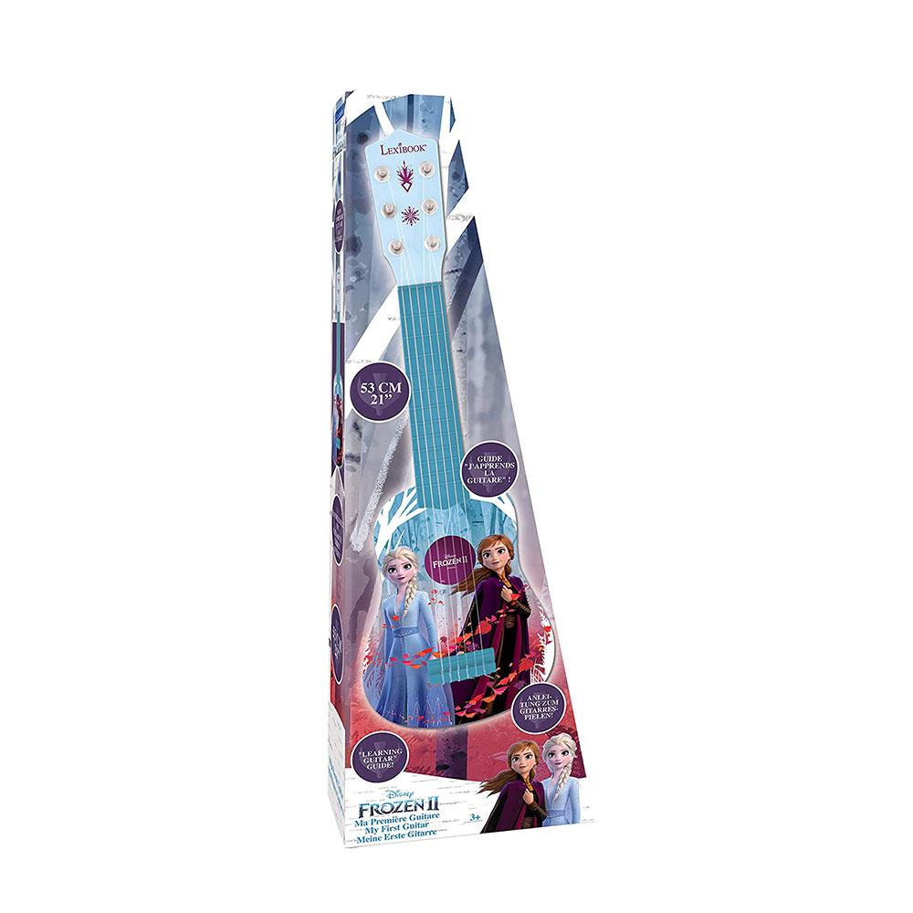 Lexibook Disney Frozen 2 My First Guitar Elsa Anna And Olaf With 6 Nylon Strings - Purple