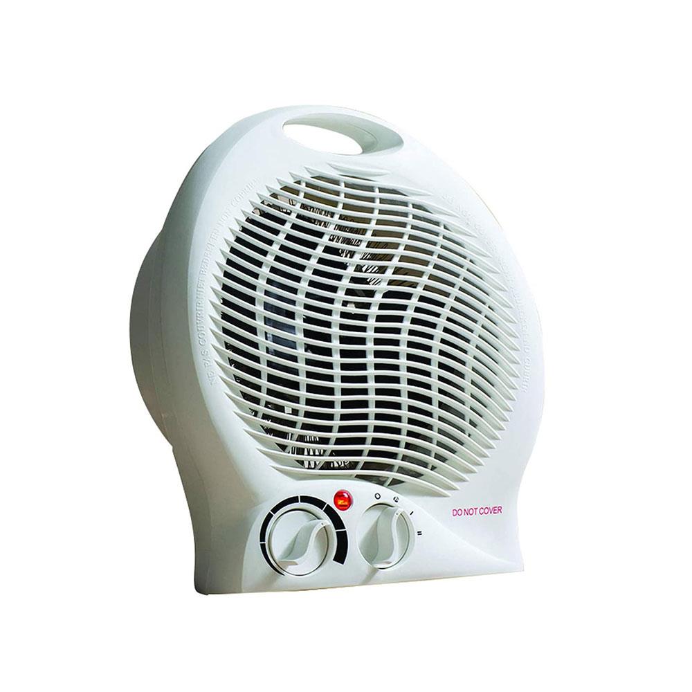 Daewoo 2000W Upright Fan Heater With Heat Settings And Carry Handle - White Main image