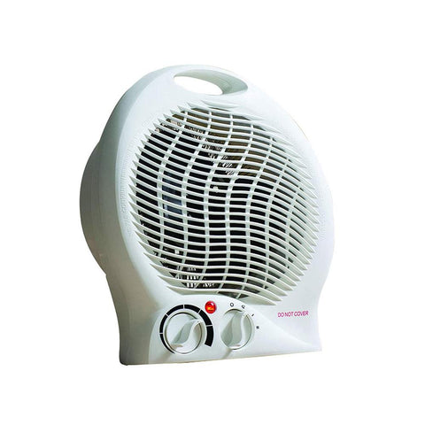 Daewoo 2000W Upright Fan Heater With Heat Settings And Carry Handle - White