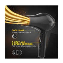 Wahl PowerPik 2 Afro Hair Dryer 1500 W With Concentrator Nozzle - Black