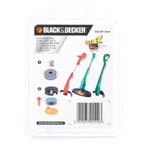 Black & Decker Replacement Line On Storage Spool Auto Feed 50M 1.5mm - White