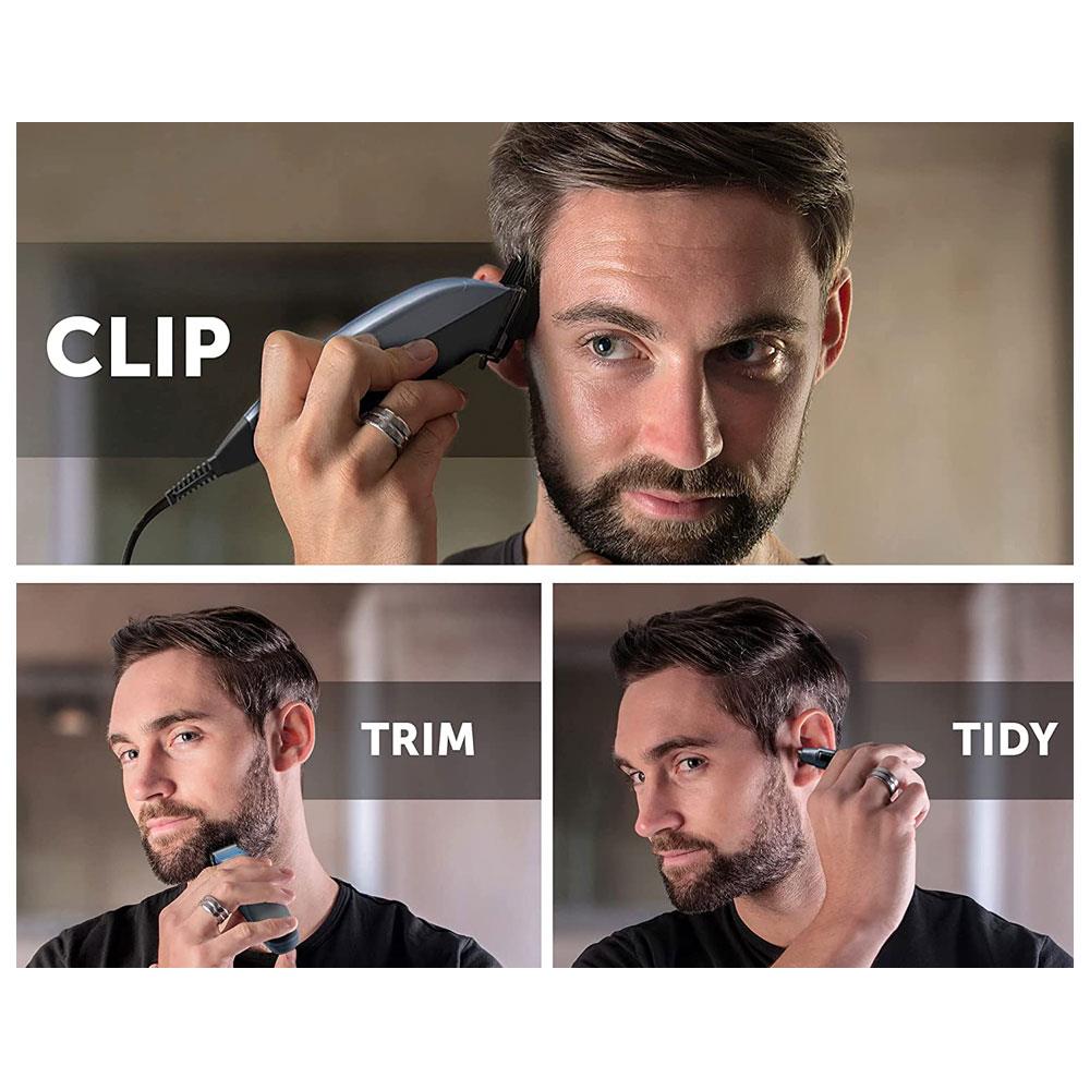 Wahl Hair Clipper And Trimmer Complete Male Grooming Gift Set - Blue