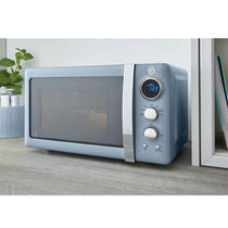 Swan Retro Digital Microwave With 5 Power Levels 800 W 20 Litre - Blue