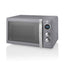 Swan Retro Digital Microwave With 5 Power Levels 800 W 20 Litre - Grey
