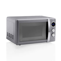 Swan Retro Digital Microwave With 5 Power Levels 800 W 20 Litre - Grey