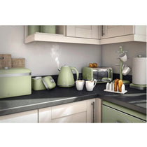 Swan Retro Set of 3 Canisters Tea Coffee Sugar - Green