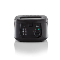 Swan Square Deep Fat Fryer With Viewing Window 1800 W 2.5 Litre - Black