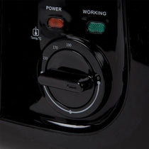Swan Square Deep Fat Fryer With Viewing Window 1800 W 2.5 Litre - Black