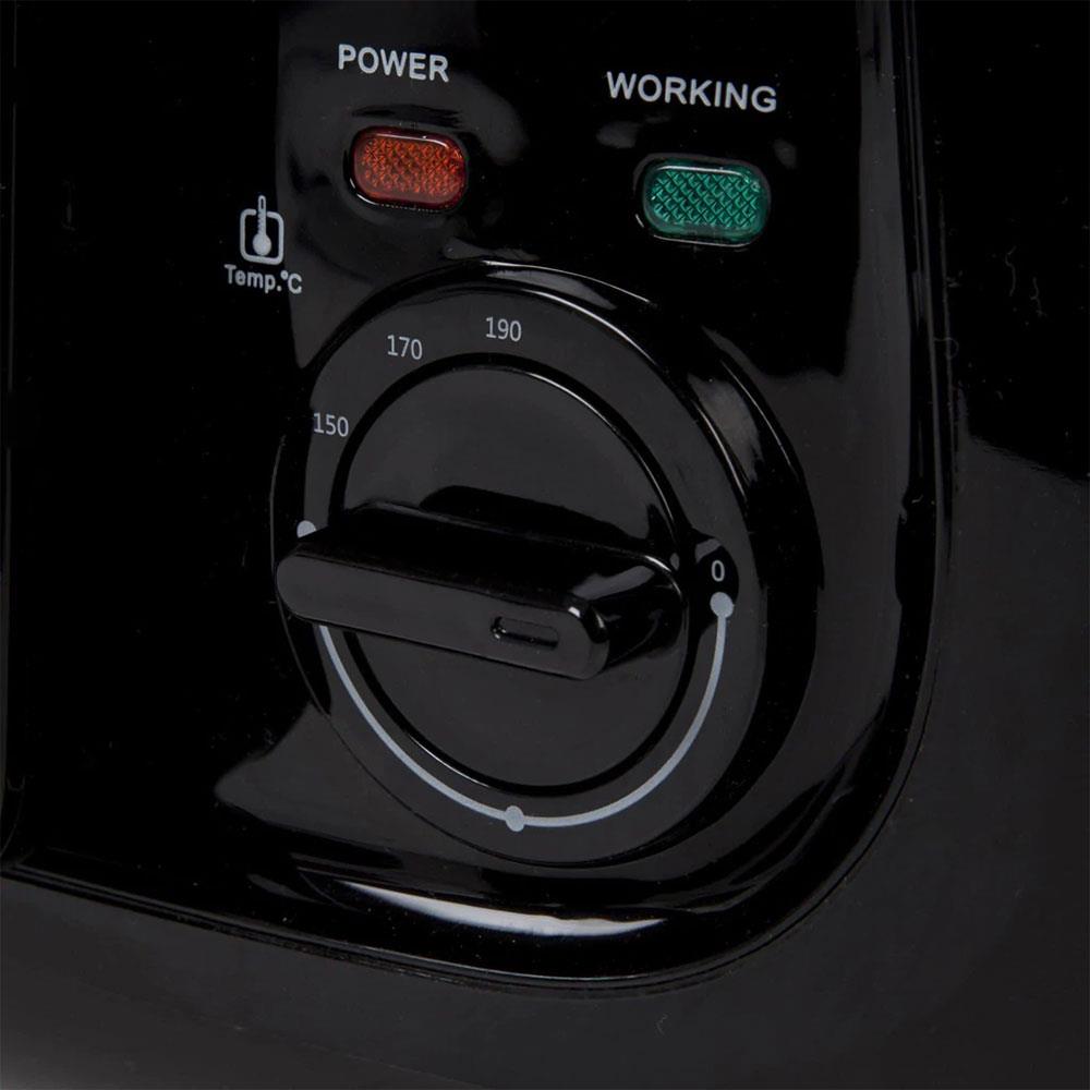 Swan Square Deep Fat Fryer With Viewing Window 1800 W 2.5 Litre - Black