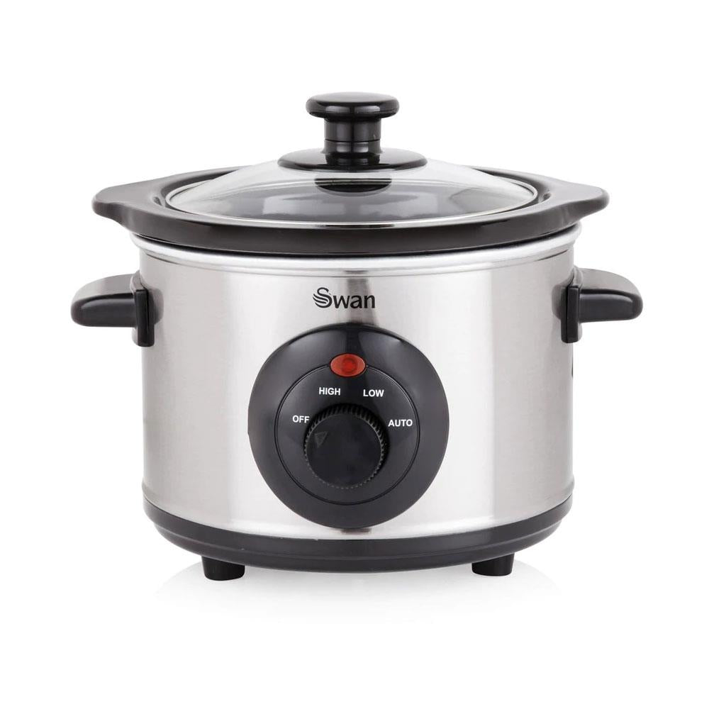 Swan Stainless Steel Slow Cooker Stainless Steel 120 W 1.5 Litre - Silver Secondary image
