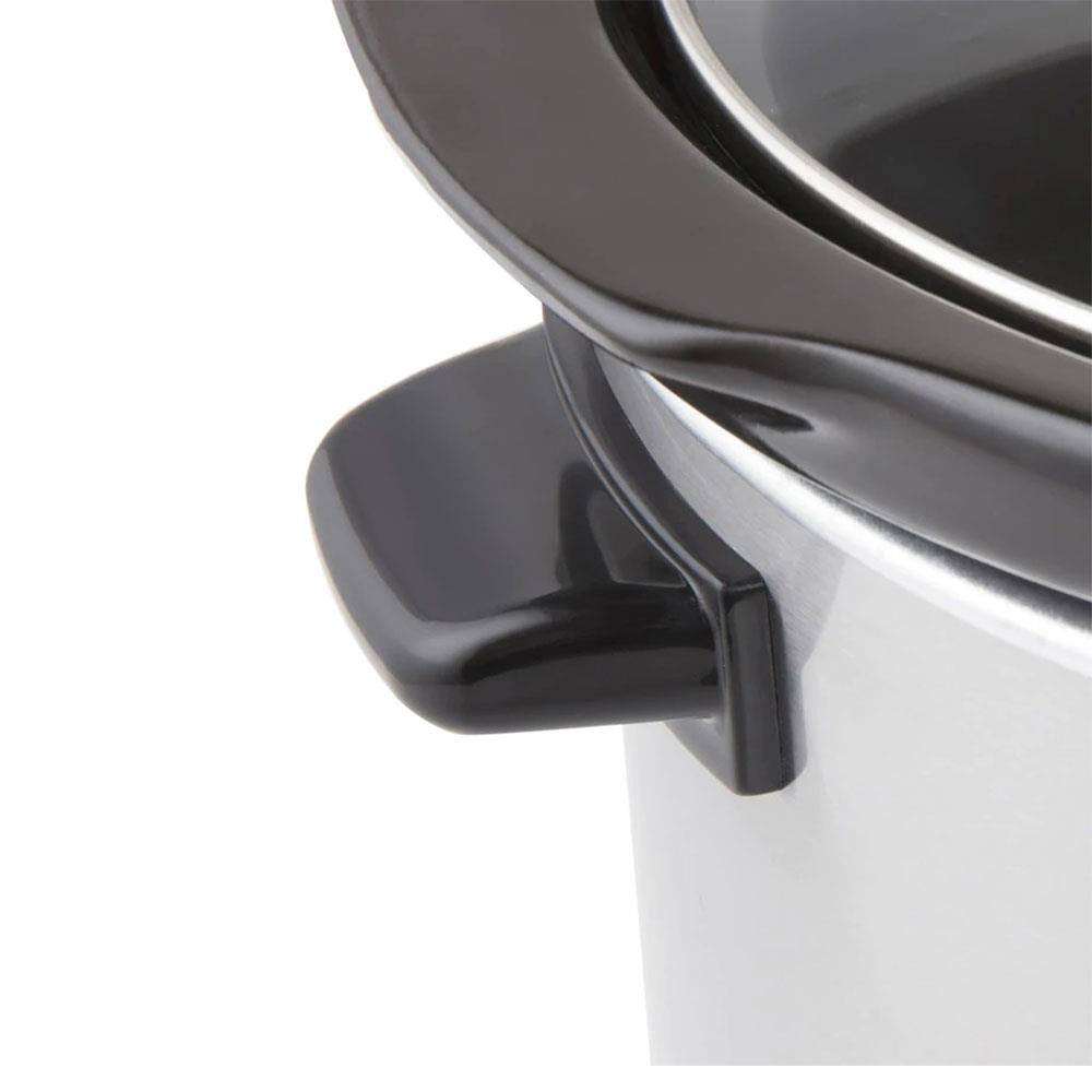 Swan Stainless Steel Slow Cooker Stainless Steel 120 W 1.5 Litre - Silver