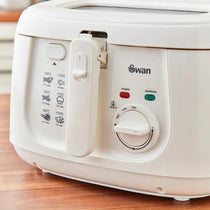 Swan Square Deep Fat Fryer With Viewing Window 1800 W 2.5 Litre - White