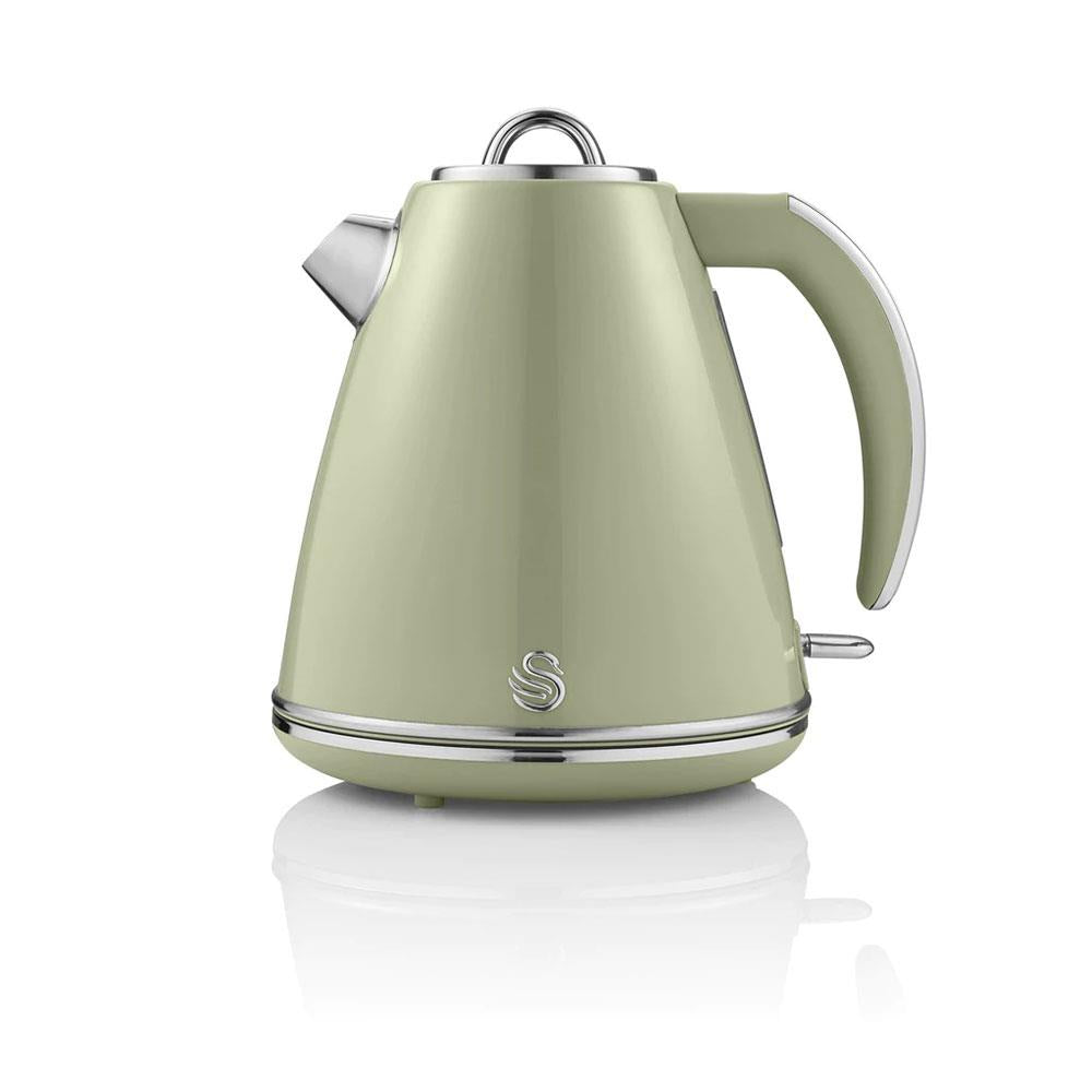 Swan Retro Jug Kettle Stainless Steel 3000 W 1.5 Litre - Green Secondary image
