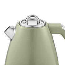 Swan Retro Jug Kettle Stainless Steel 3000 W 1.5 Litre - Green